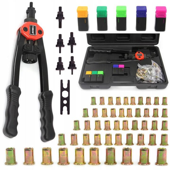 Cleste nituri PROFI M5-M12 cu nituri incluse - Bjc tools