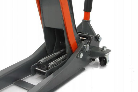 Cric hidraulic tip crocodil Profesional 3 tone pompa dubla talie joasa 75-500mm