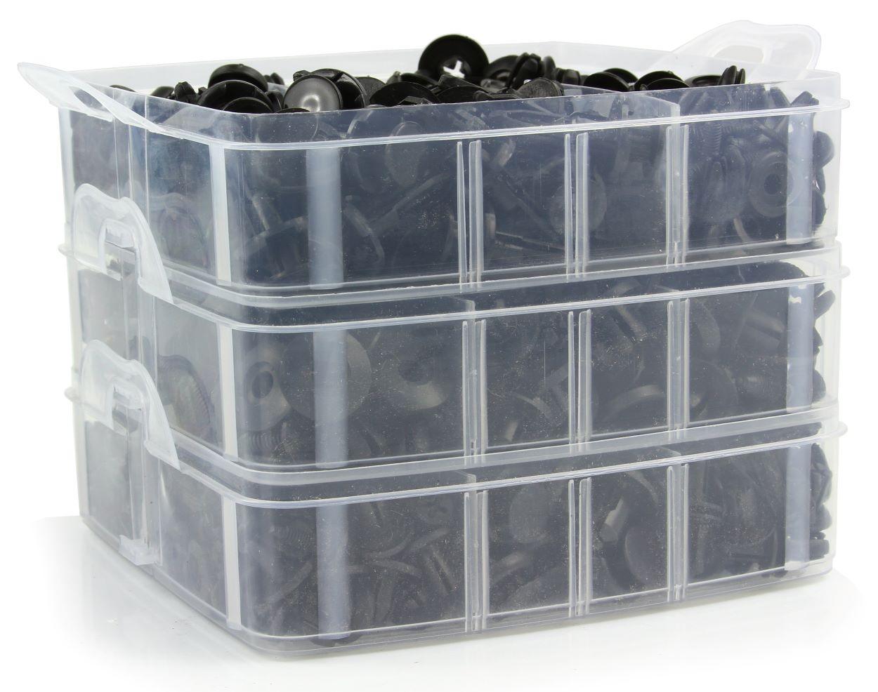 Set cleme,Clipsuri reconditionare auto 630 buc,bumbi tapiţerie - Bjc tools