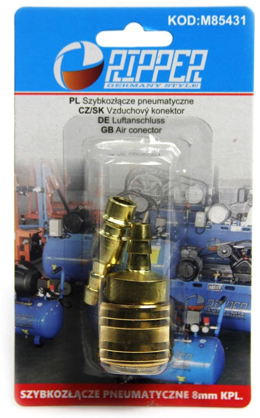 Mufa cupla aer comprimat cu stut,cupla rapida 8mm