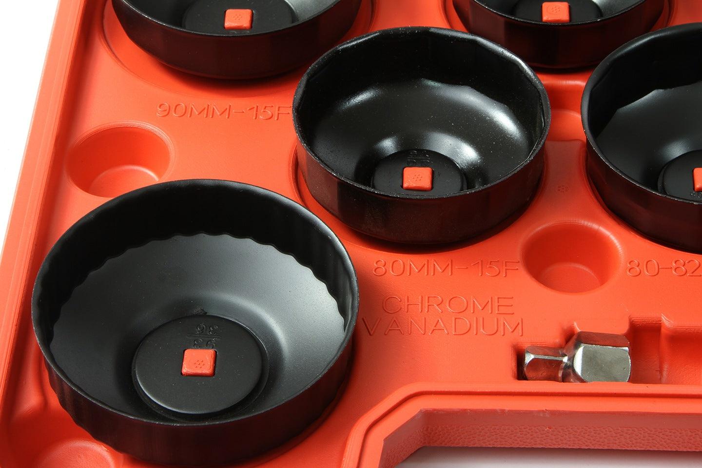 Set chei filtru de ulei 15 piese. Capace filtru ulei - Bjc tools