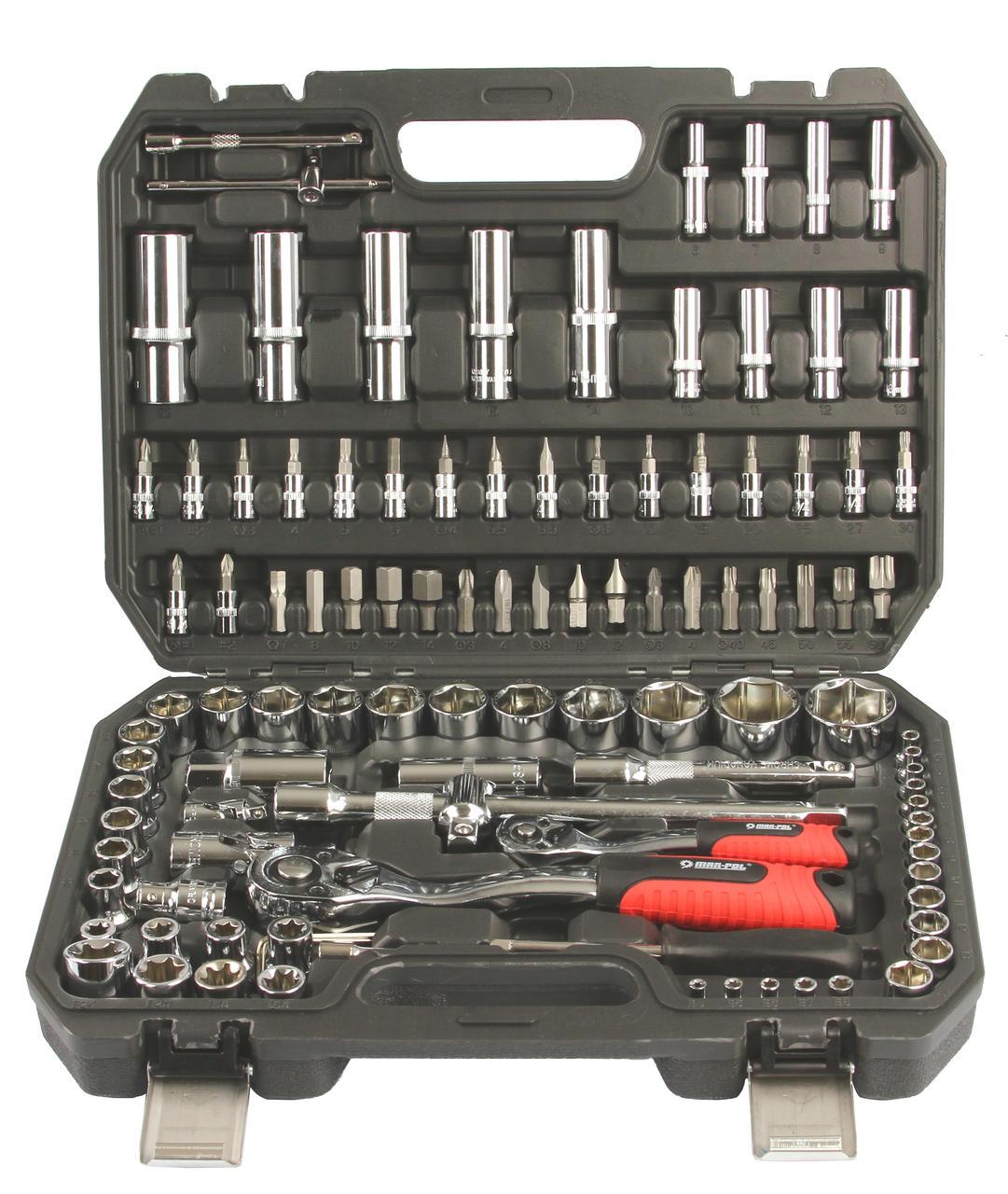 Trusa scule 108 piese profesionala , Set tubulare biti imbus chei - Bjc tools