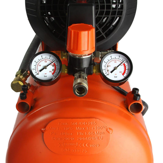 Compresor aer comprimat profesional, 50 litri, 2 pistoane, 10 bari, 395L/min 3HP
