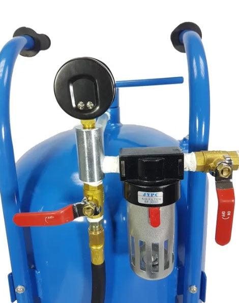 Aparat de sablat 76 Litri cu masca si duze ceramice PROFI - Bjc tools