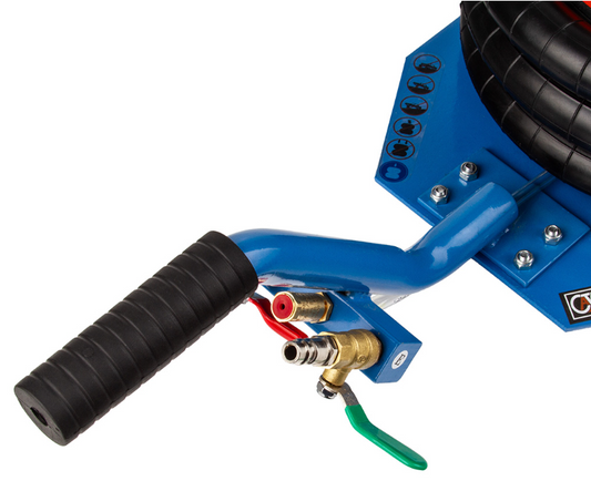 Cric pneumatic 3.5T cu maner scurt