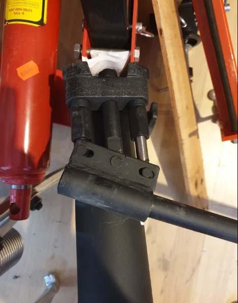 Cilindru hidraulic cu pompa dubla 8 tone PROFI pentru macara girafa - Bjc tools