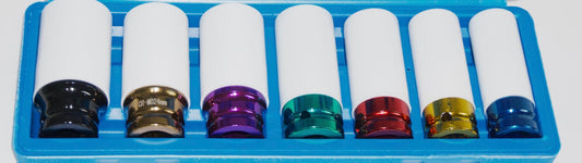 Trusa chei tubulare cu protectie 7 piese 17-27 mm. Chei de impact cu protectie pentru roti