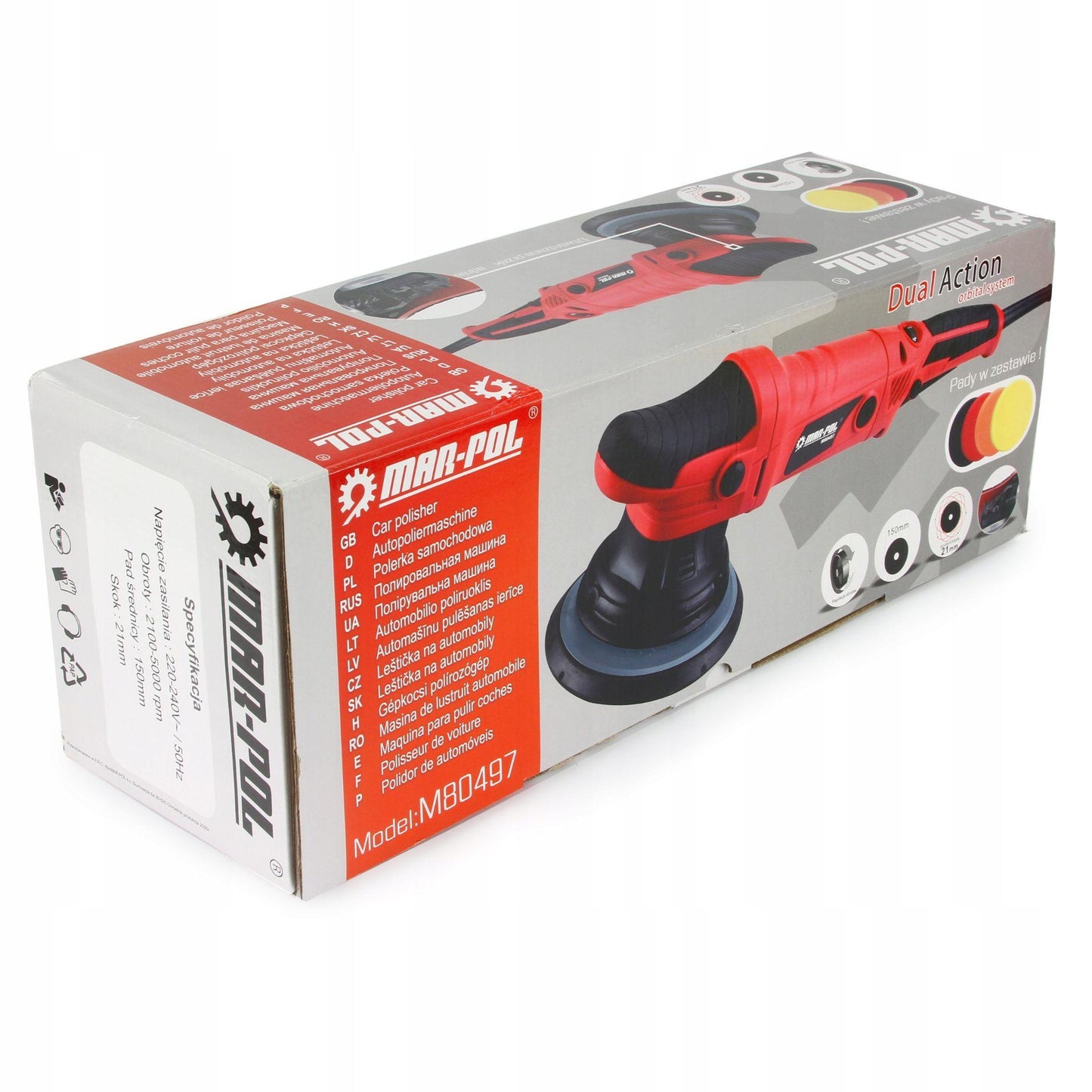 Aparat Flex polish lustruit DualAction orbital profesional 150mm cu bureti inclusi - Bjc tools