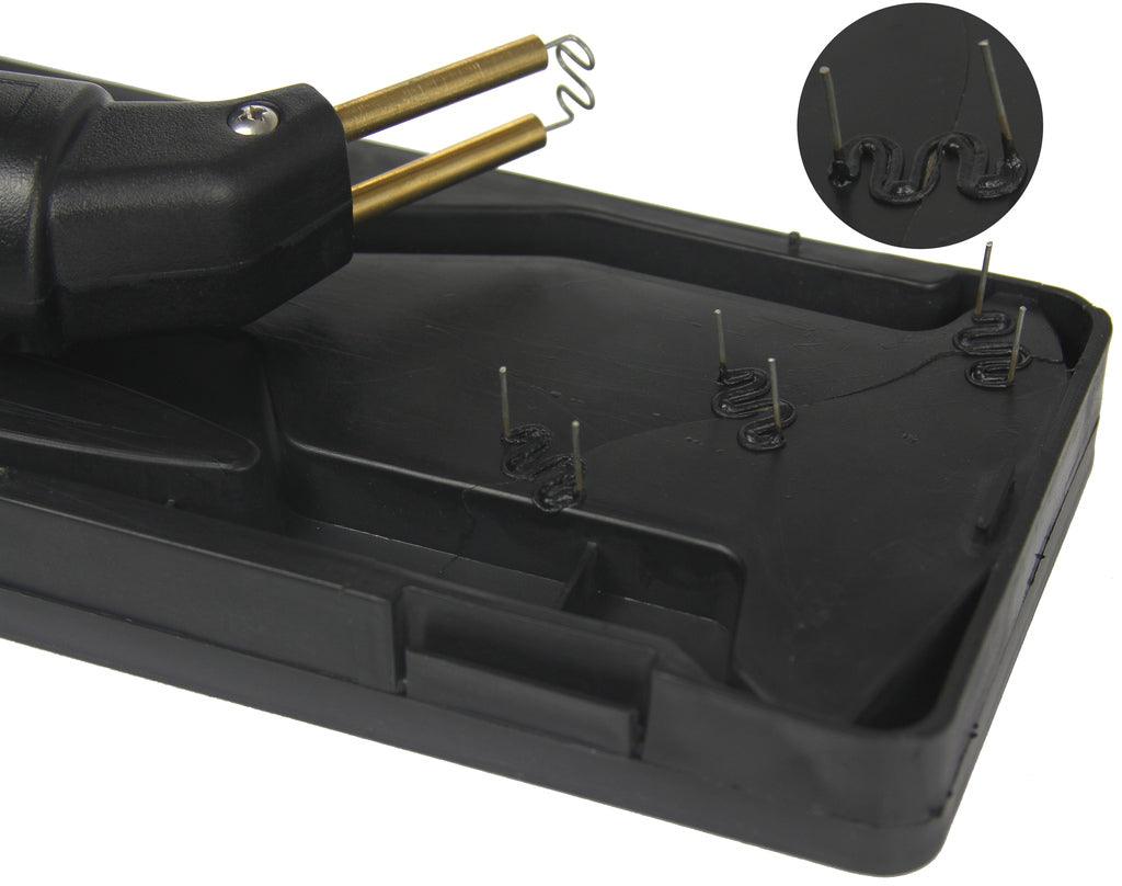 Pistol lipit plastic cu capse, Trusa reparatie piese plastic cu capse - Bjc tools