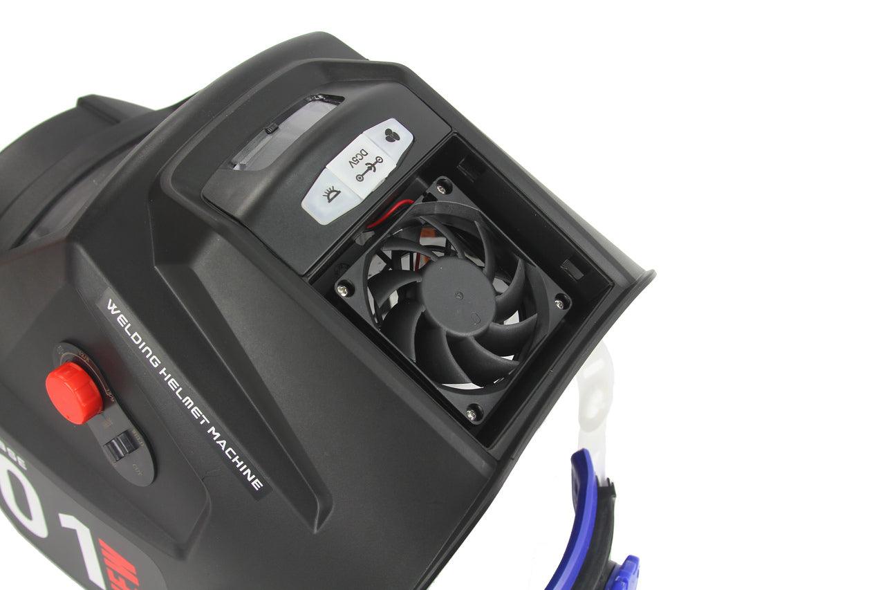 Masca sudura automata Profesională cu ventilator lanterna si vizor mare - Bjc tools