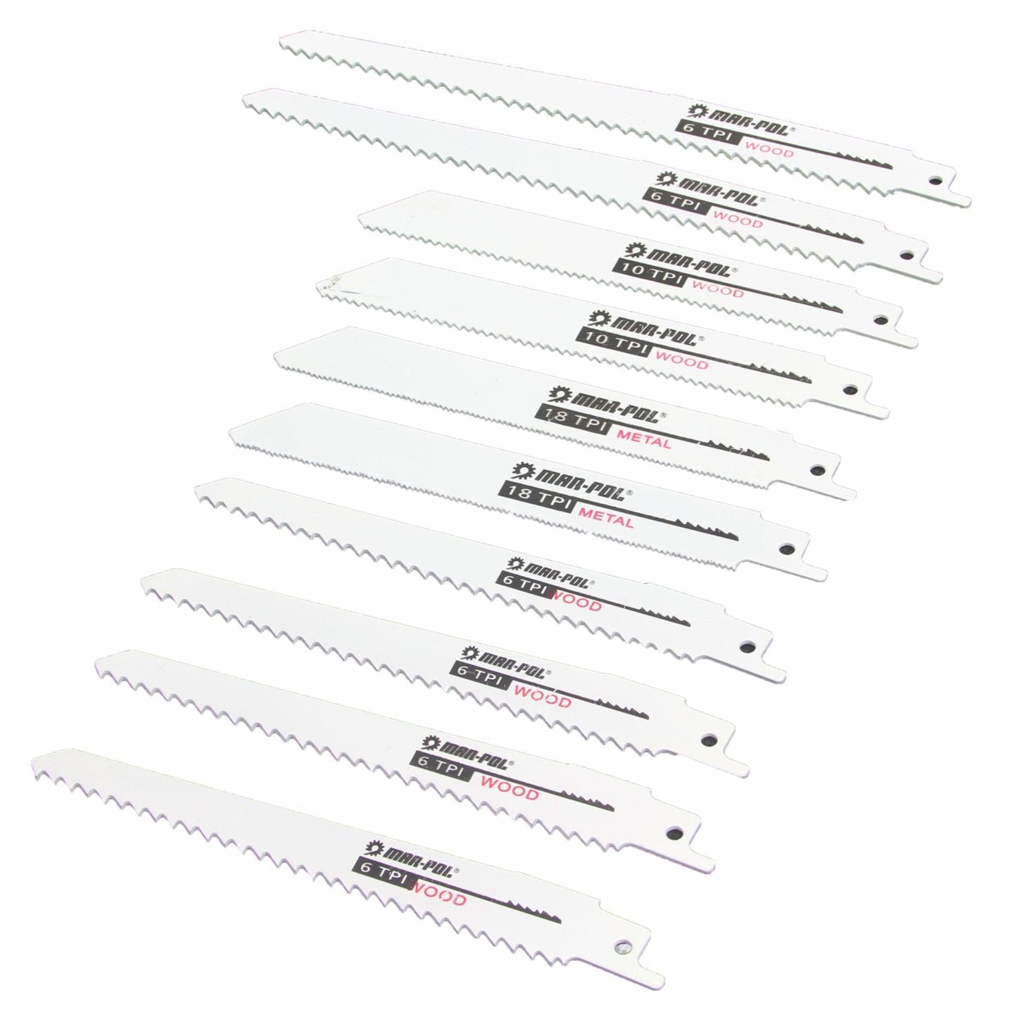 Set 10 panze fierastrau sabie lemn si metal - Bjc tools