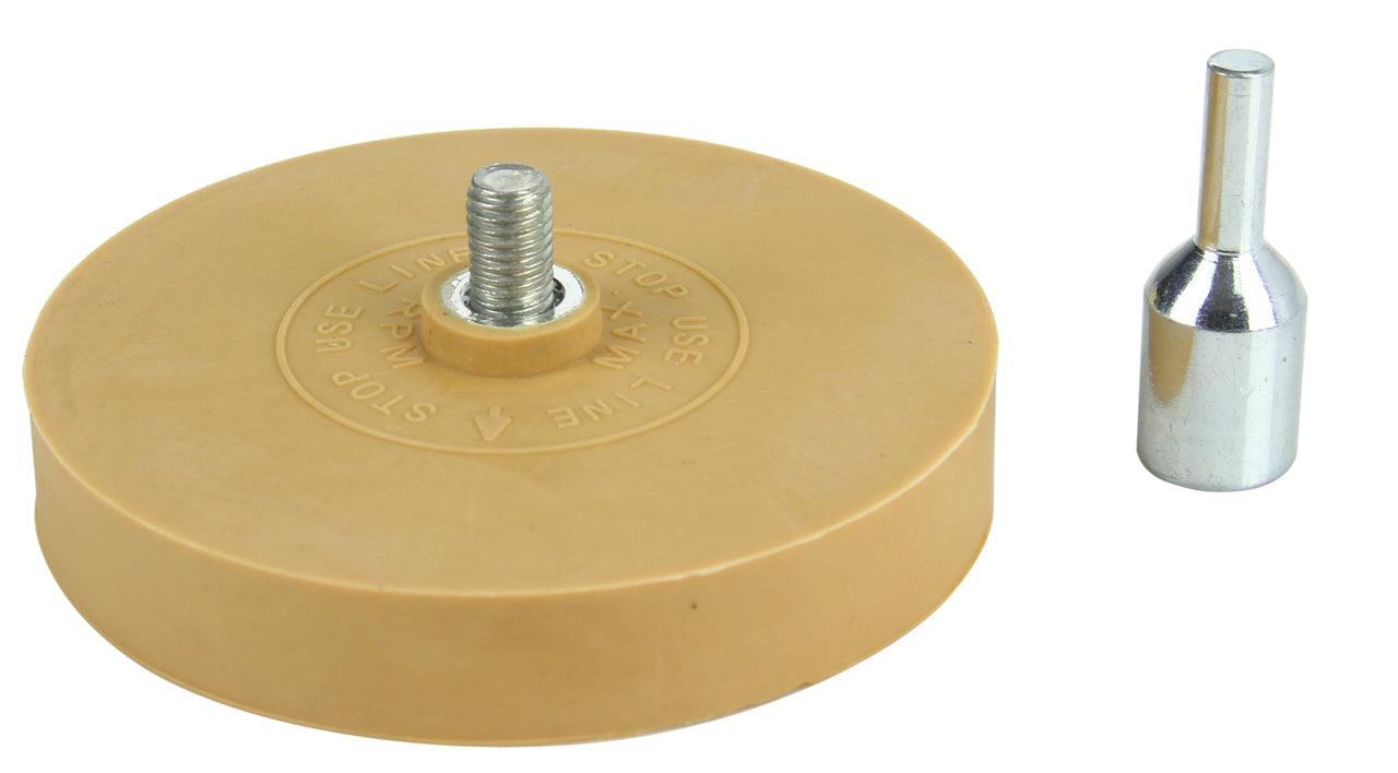 Disc de cauciuc pentru îndepărtare adeziv, disc curatat jante - Bjc tools