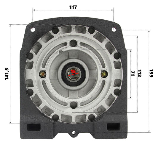 Motor troliu auto electric 12 volti profesional 12000lb