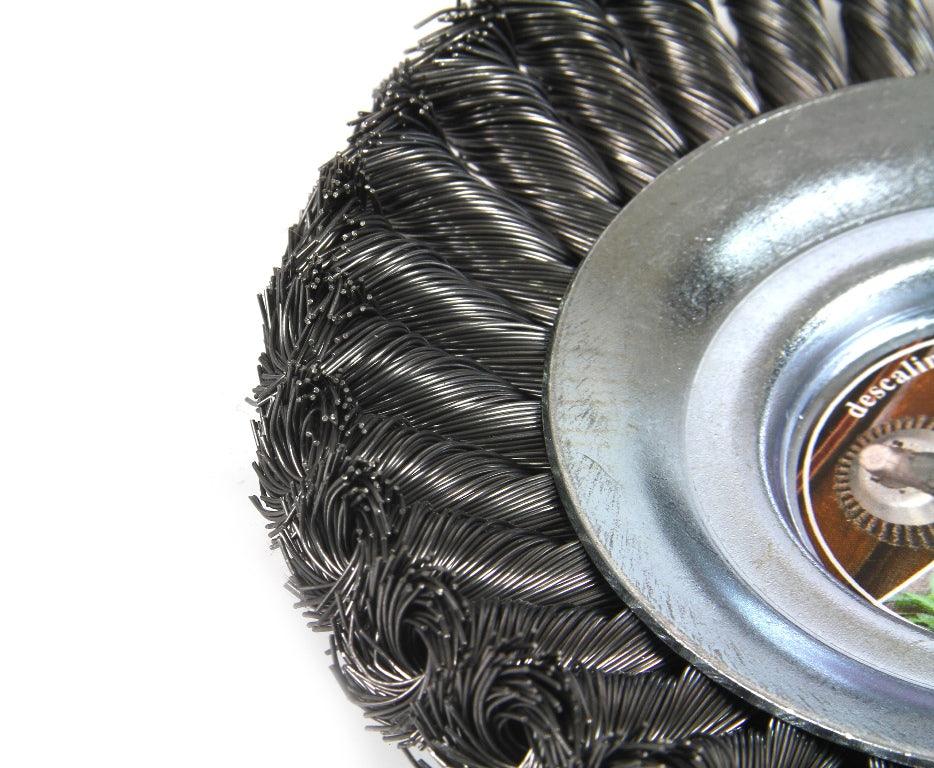 Perie de sarma cu disc pentru motocoasa 200mm, disc cu sarma pentru motocoasa - Bjc tools