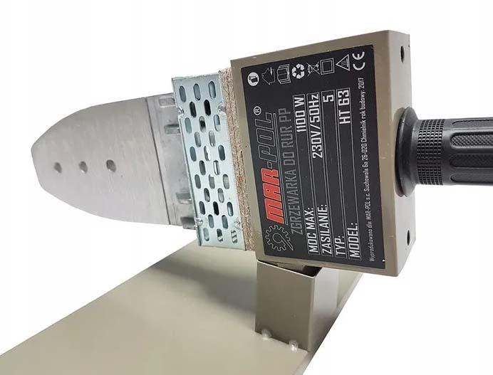 Masina de sudat tevi PPR PVC PE 1100W 20 - 63 mm Plita lipit ppr - Bjc tools