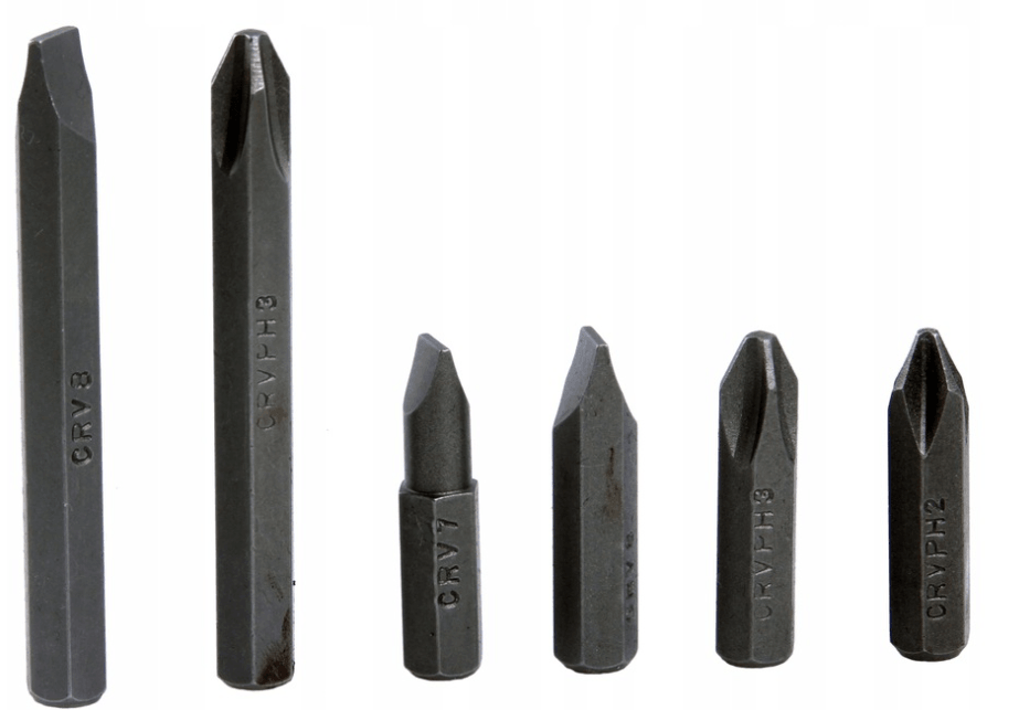 ȘURUBELNIȚĂ DE IMPACT / EXTRACTOR DE ȘURUBURI CU 6 BITI (CAPETE INTERSCHIMBABILE) - Bjc tools