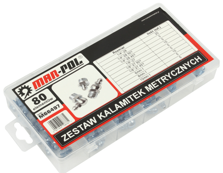 Set capete gresor decalimetru metrice – 80 de bucăți - Bjc tools