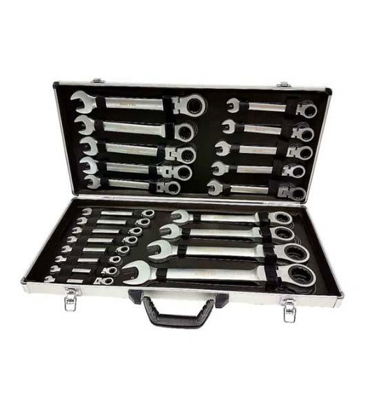 Trusa chei combinate cu clichet articulate 22 piese 6 la 32 mm Profi