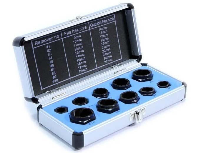 Trusa chei tubulare pentru prezoane, antifurt, suruburi si piulite deteriorate - Bjc tools