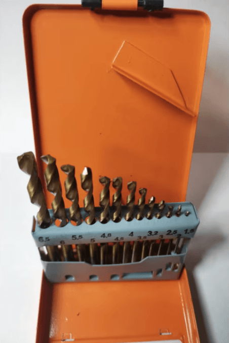 Set 13 burghii spirale HSS Ø 1.5 -6.5 mm