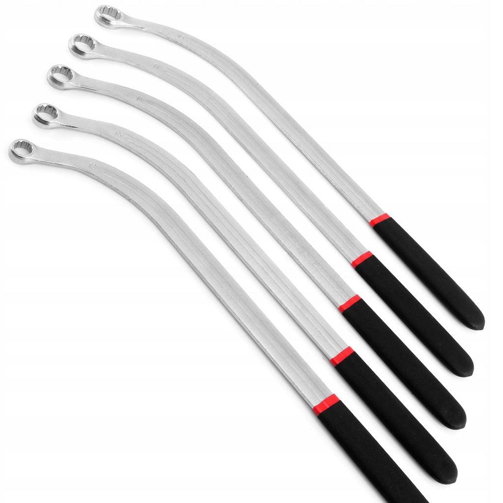 Set chei inelare lungi pt tensionare role curele distributie 12 laturi 470mm 13,15,16,17,19mm - Bjc tools