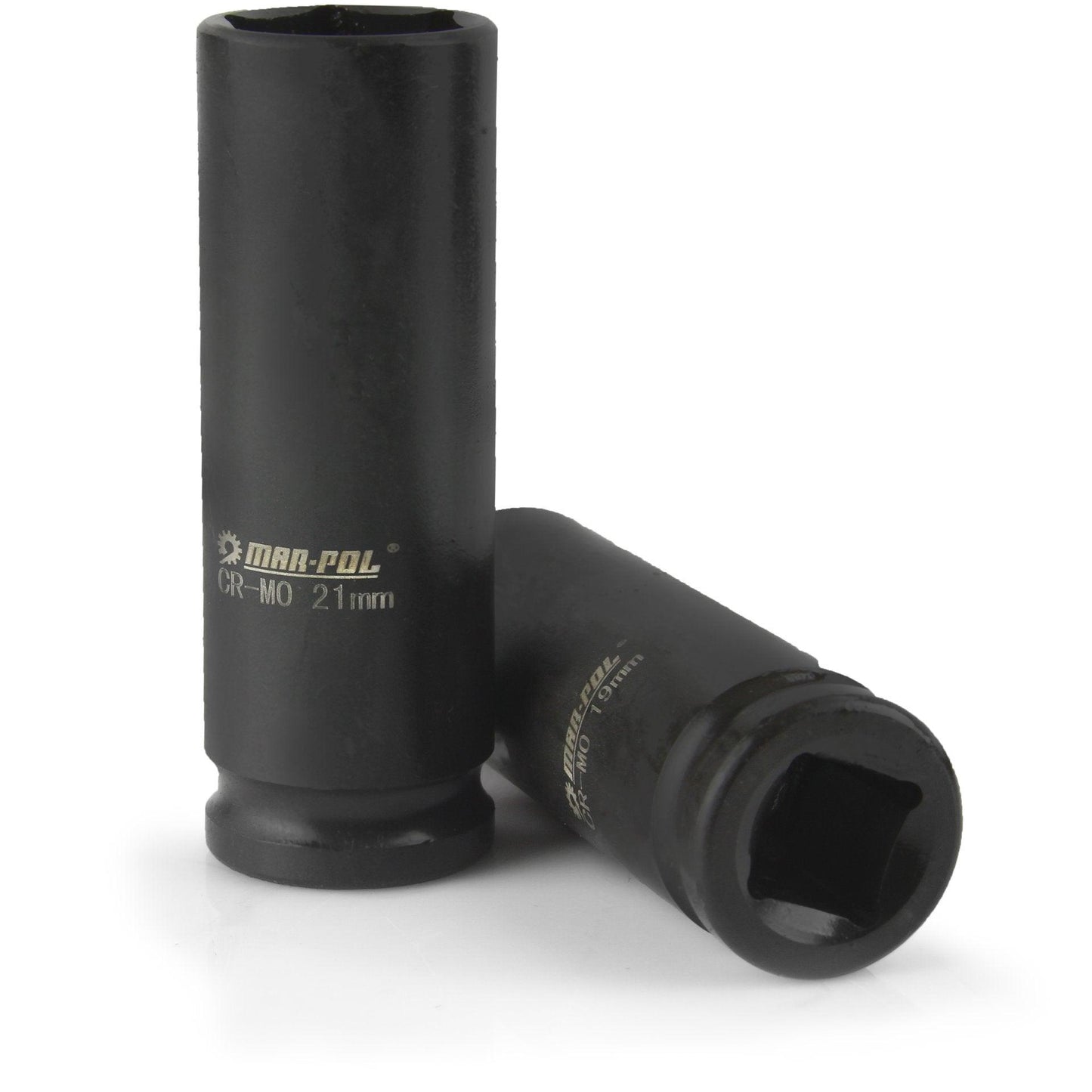 Set chei tubulare lungi impact 1/2" 6piese 10-21mm cu organizator - Bjc tools