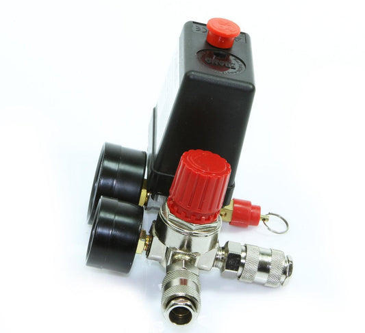 Kit presostat cu regulator de presiune 220v, presostat compresor aer