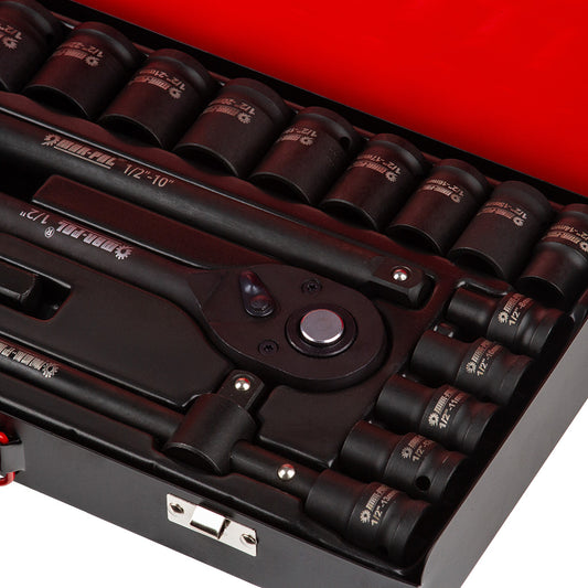 Trusa chei tubulare 1/2"24 piese bihexagonale 8-32 mm