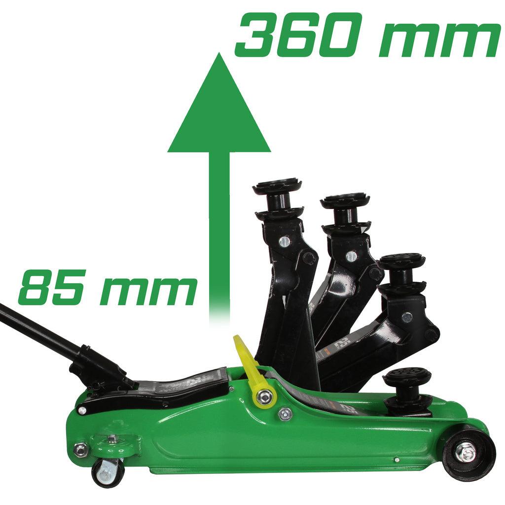 Cric hidraulic tip crocodil 2,5t 85 - 360 mm - Bjc tools