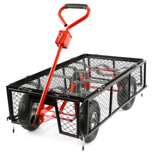 Carucior de gradina metalic 400 kg