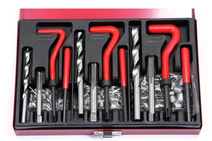 Trusa reparat filete cu insertie filiera m6 m8 m10 88 piese - Bjc tools