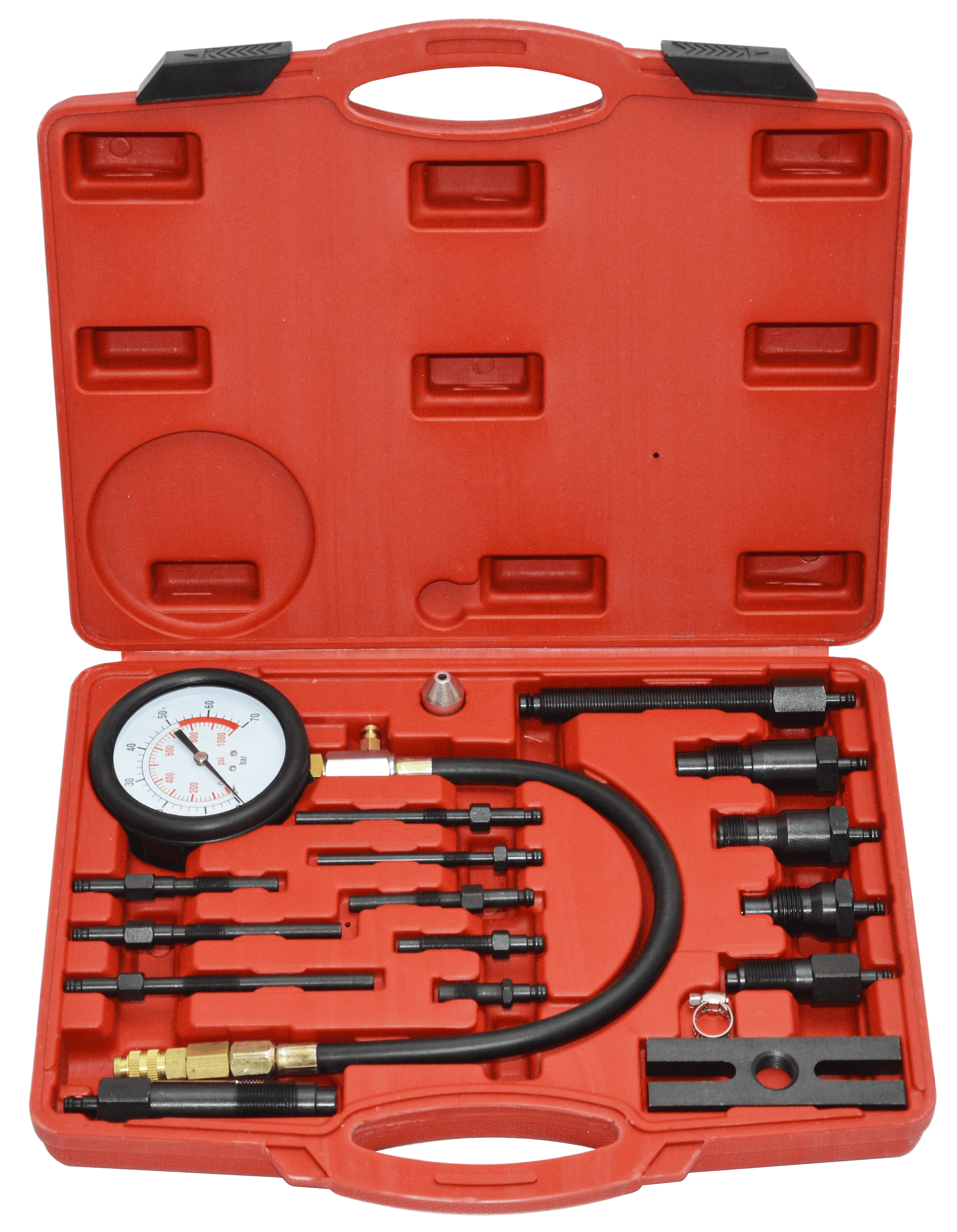 Tester compresie motoare diesel 18 piese - Bjc tools Imagine principală a produsului
