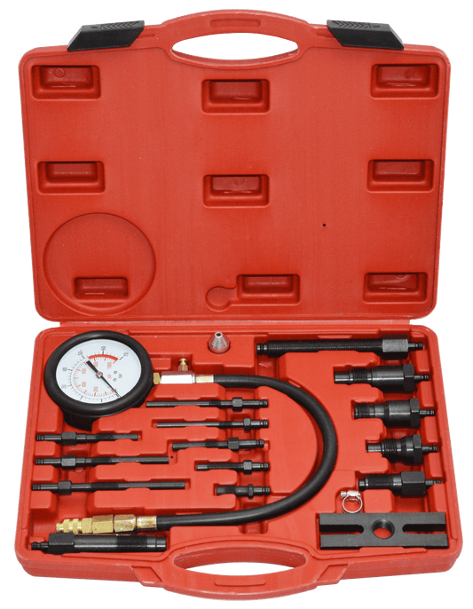Tester compresie motoare diesel 18 piese - Bjc tools