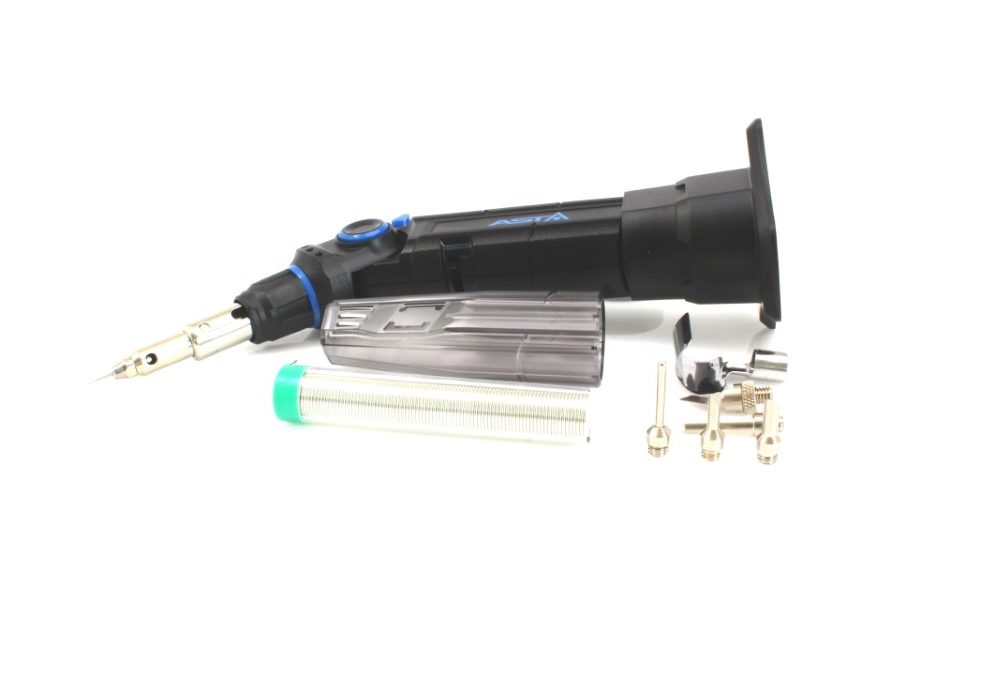 Pistol de lipit cu gaz Profesional kit 10 accesorii, Ciocan de lipit cu gaz, ledcon - Bjc tools