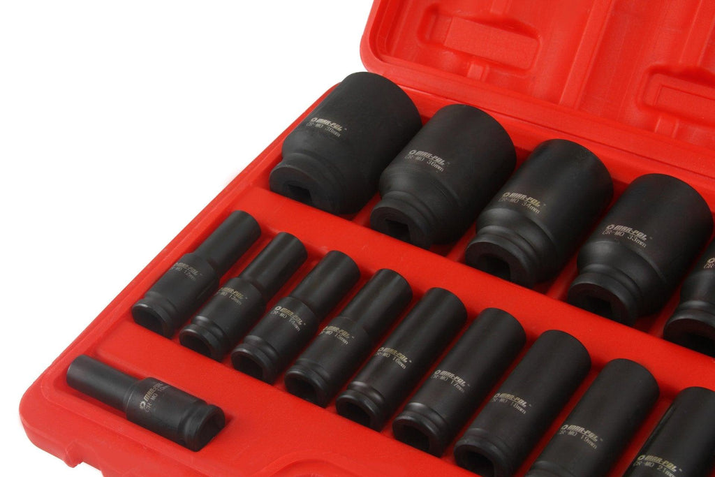 Trusa chei tubulare de impact 20 piese 1/2" 10-38mm - Bjc tools