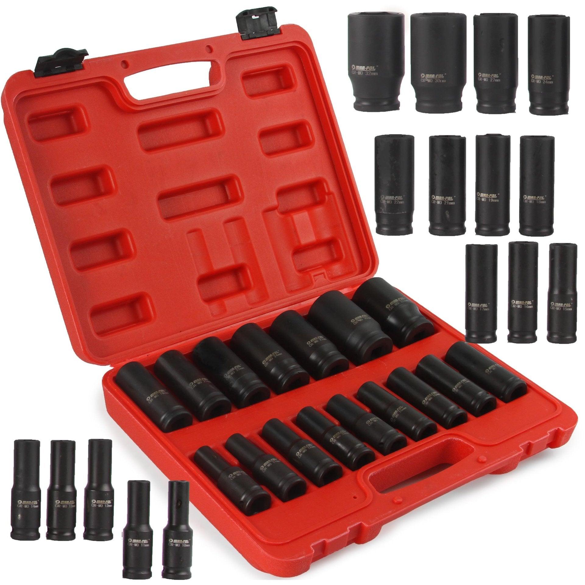 Trusa chei tubulare de impact 10-32mm 16 piese - Bjc tools Imagine principală a produsului