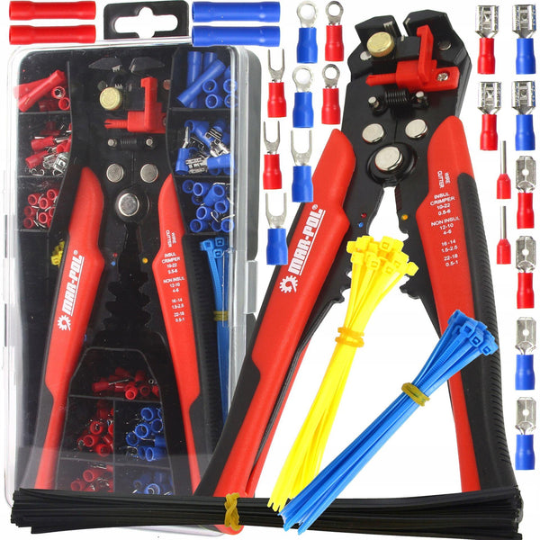 Set cleste multifunctional de sertizat, de taiat, de decablat cu accesorii incluse - Bjc tools