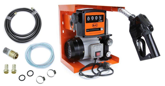 Pompa de alimentare motorina combustibil diesel portabila 70 L/min 220 volti, Pompa motorina electrica - Bjc tools