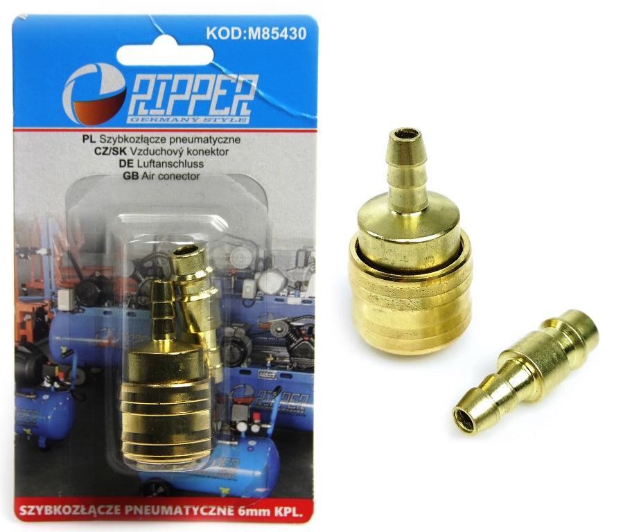 Mufa,cupla rapida aer comprimat cu stut 6mm - Bjc tools