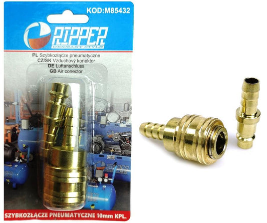 Cupla aer comprimat cu stut ,mufa rapida 10mm - Bjc tools
