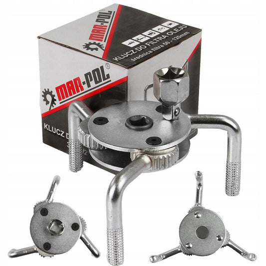 Cheie filtru ulei cu 3 brate 75-120mm - Bjc tools