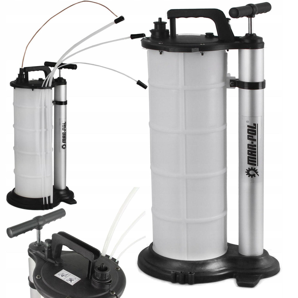 Pompa manuala de extras ulei 9 litri, extractor ulei - Bjc tools