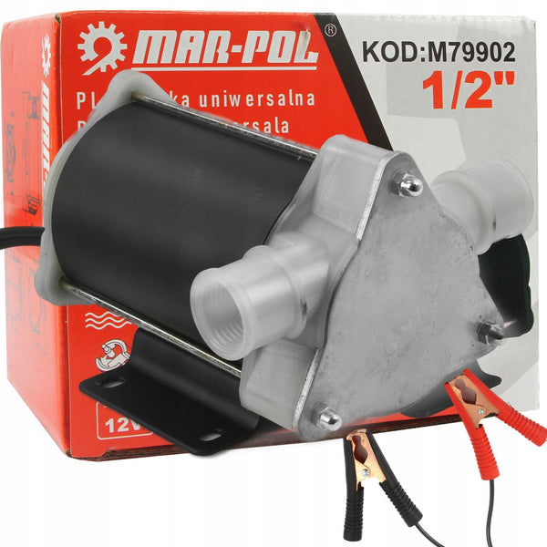 Pompa de transfer apa ulei motorina 12v 35L/min 1/2 - Bjc tools