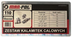Set capete pentru gresor 110 piese inci - Bjc tools