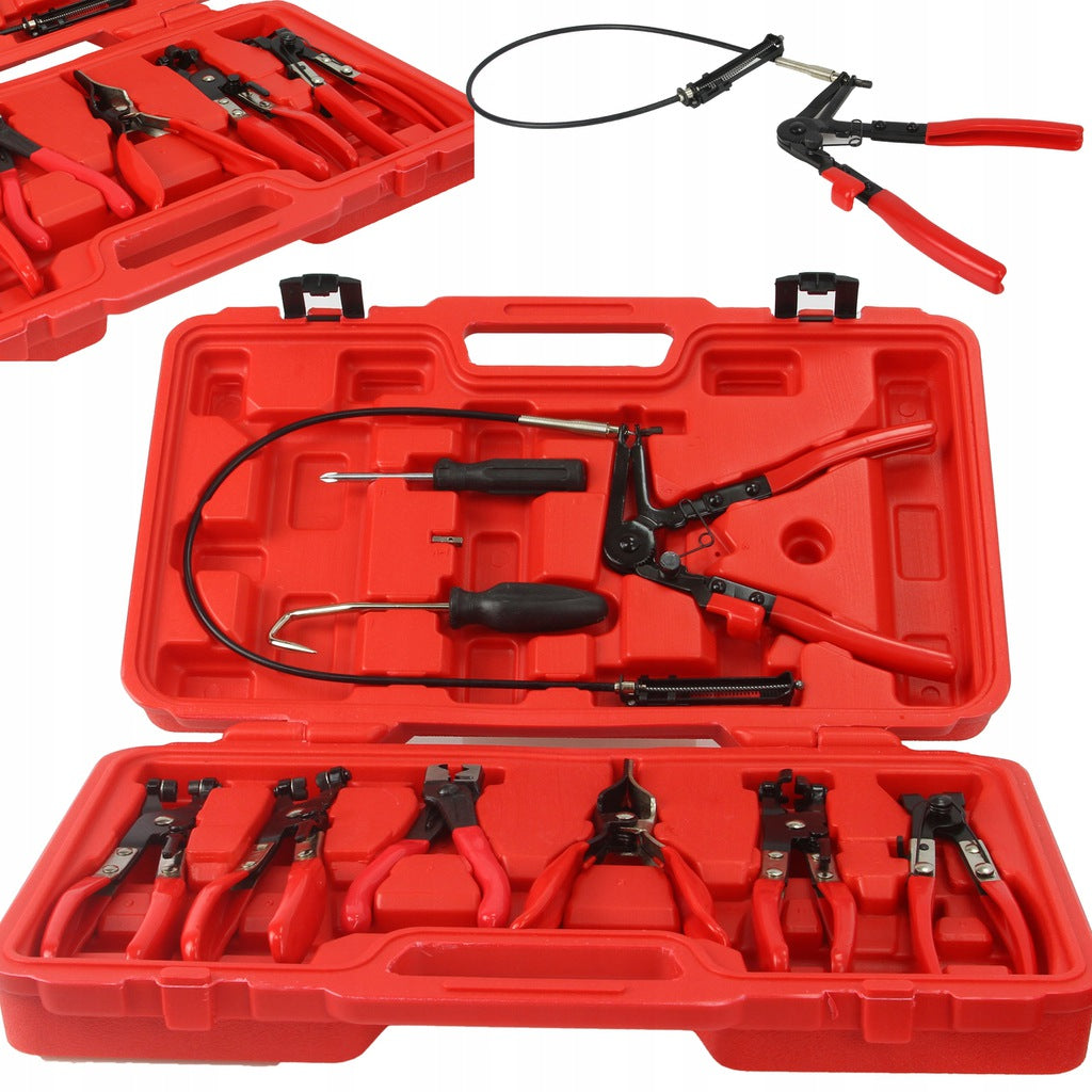 Trusa clesti coliere furtunuri de apa coliere turbo 9 piese - Bjc tools