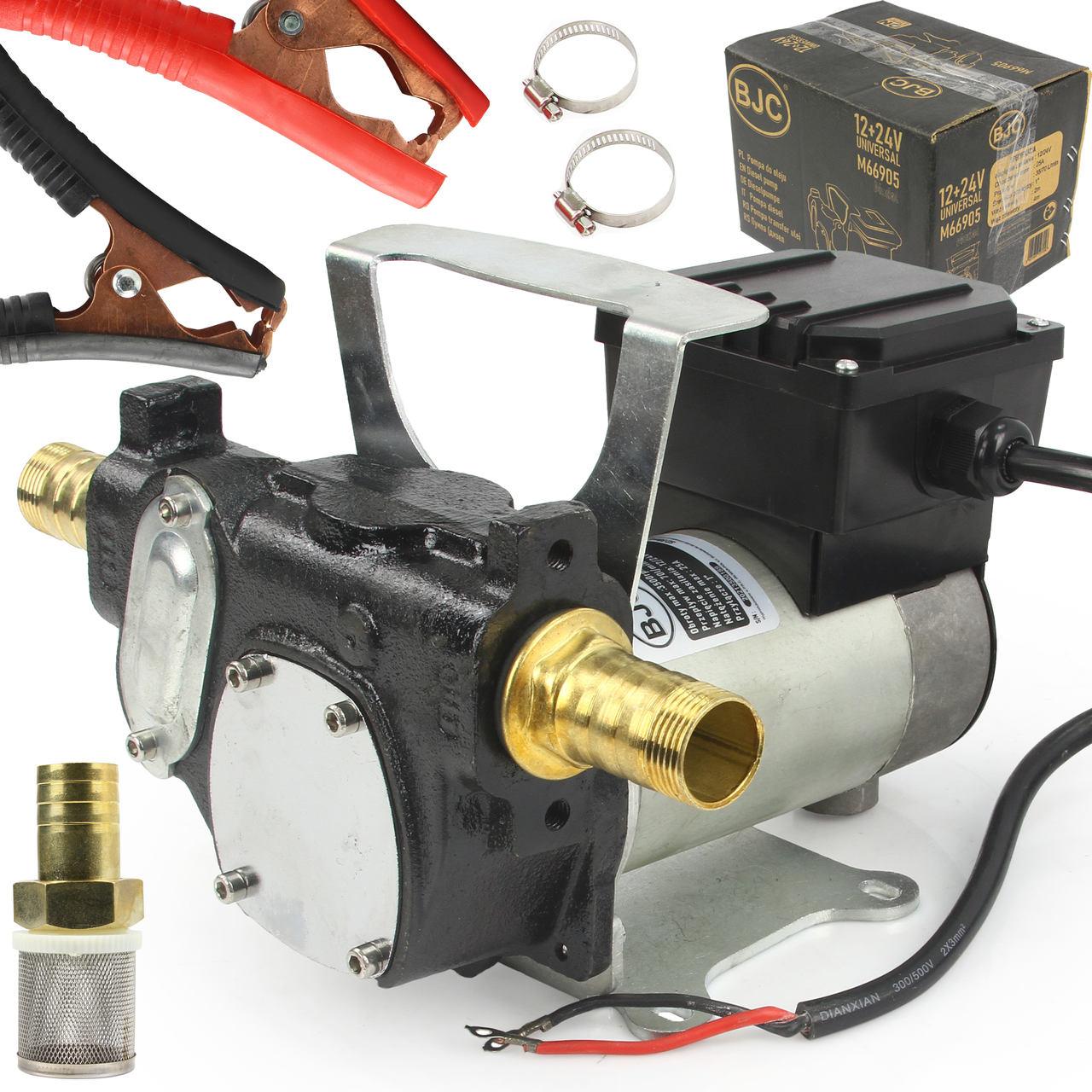 Pompa transfer combustibil diesel motorina 12/24V - Bjc tools Imagine principală a produsului