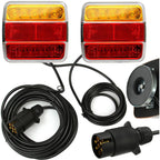 Set lumini pentru remorca magnetice cu Led,Lumini pentru remorcă - Bjc tools