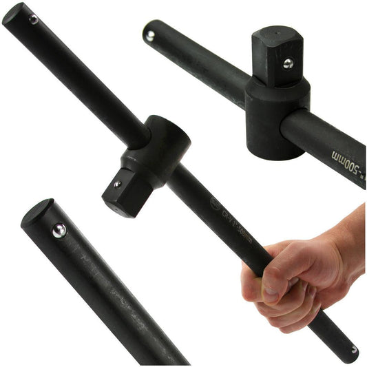 Antrenor tip "T" 1" de forță glisant cu pătrat de 1" - Bjc tools