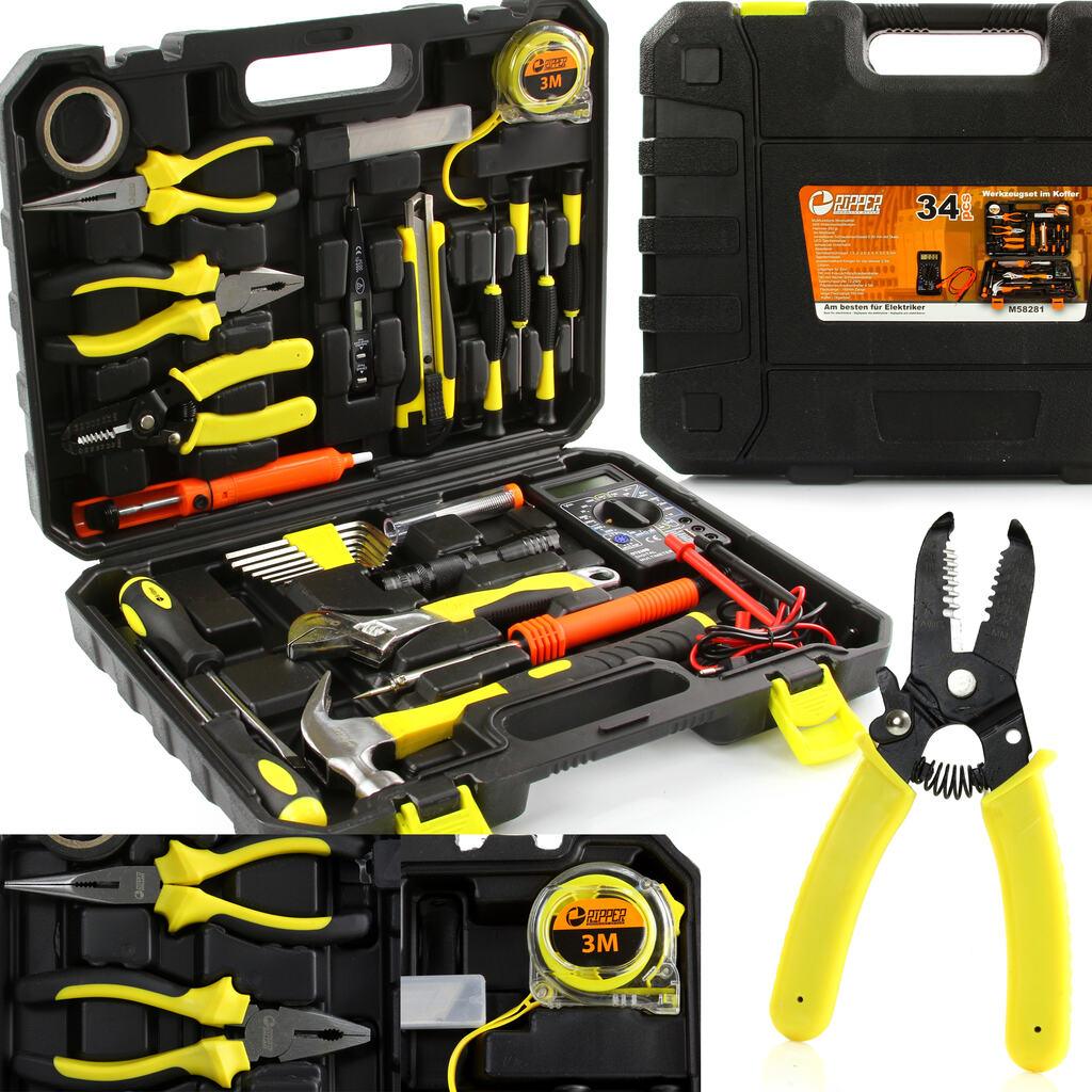 Trusa scule electrician 34 piese - Bjc tools Imagine principală a produsului