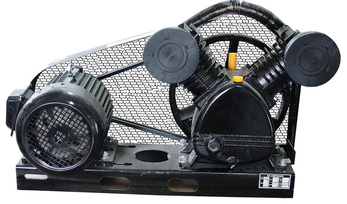 Motor si pompe compresor aer comprimat 200 litri , motor si pompe compresor 380 volti 600 L/min - Bjc tools Imagine principală a produsului